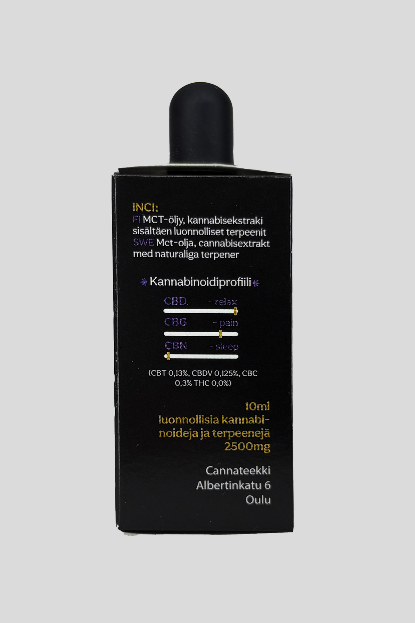 CBD/CBG-öljy 25% Single strain 10ml