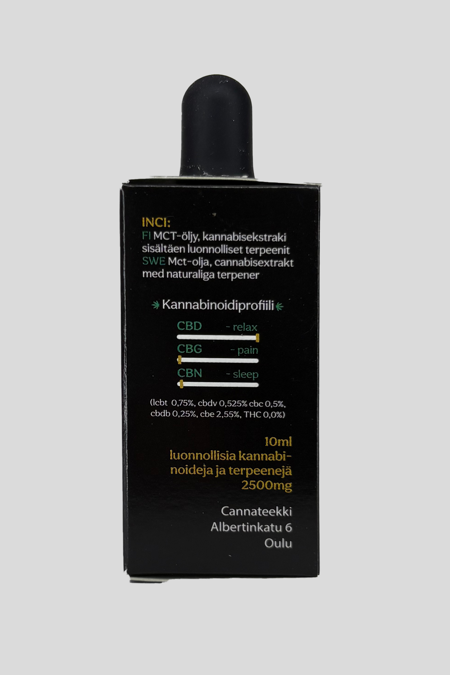 CBD-öljy 25% Single strain 10ml