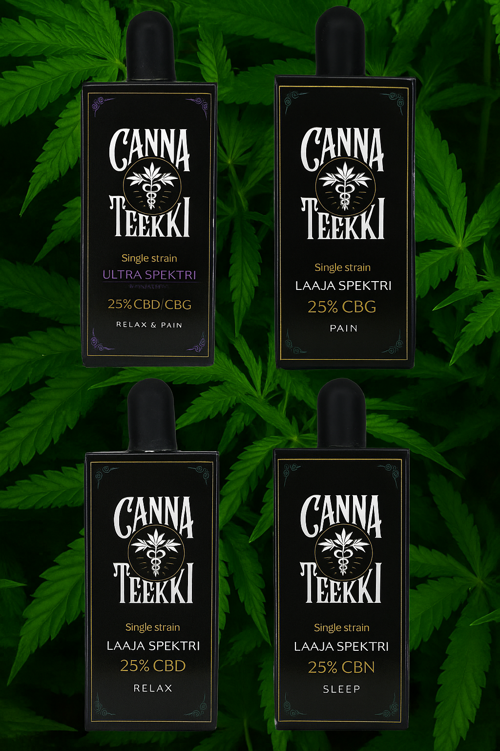 Super Bundle! 4x erilaisia 10ml öljyjä